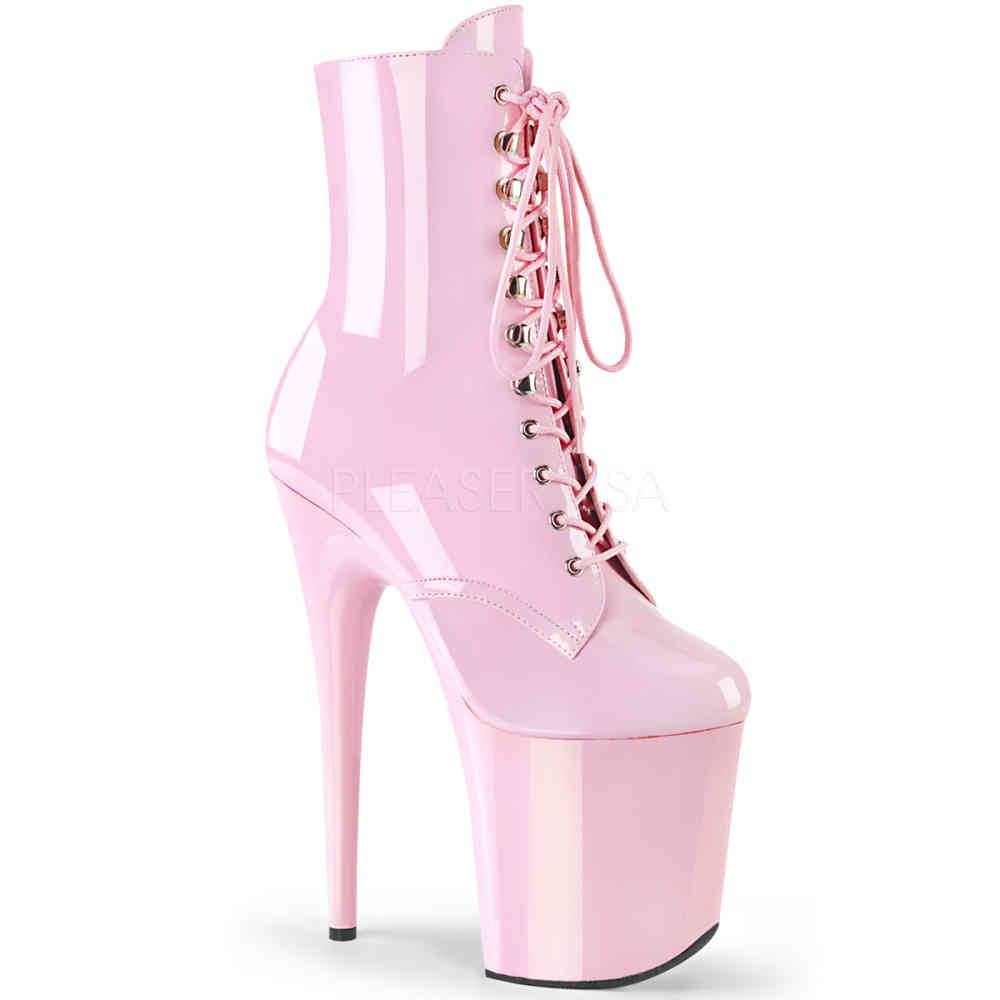Pleaser - FLAMINGO1020 Plattformstiefel, Poledance Schuhe - Pole dance schuhe - Rosa Product image
